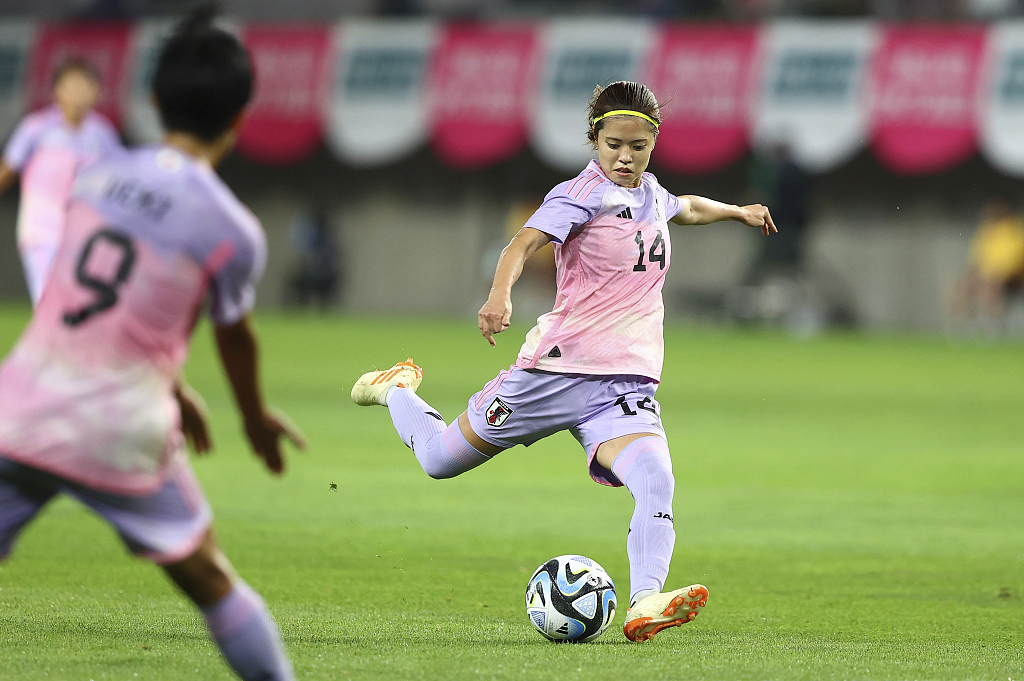 日本女足踢出精彩表现